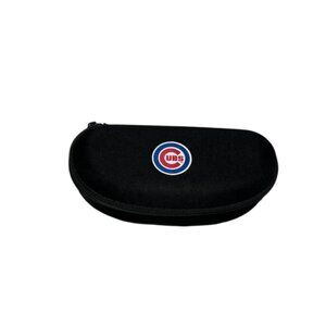 Chicago Cubs Logo Black Zippered Case for Glasses Sunglasses Eyeglasses